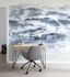Photo wallpaper Waves Pattern Blue White 33123 2