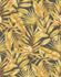 Photo wallpaper Watercolor Leaves Yellow Black 33145 1