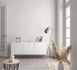 Non-Woven Wallpaper Plain Cream White Metallic 33190 2
