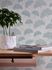 Non-woven wallpaper leaves ginkgo white green 38966-1 4