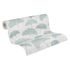 Non-woven wallpaper leaves ginkgo white green 38966-1 10