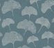 Vliestapete-Blattmuster-Struktur-Blau-Weiss-38966-2-63216904 2