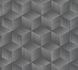 Vliestapete-3D-Optik-Wuerfel-Grau-Schwarz-Metallic-38506-4-63217010 2
