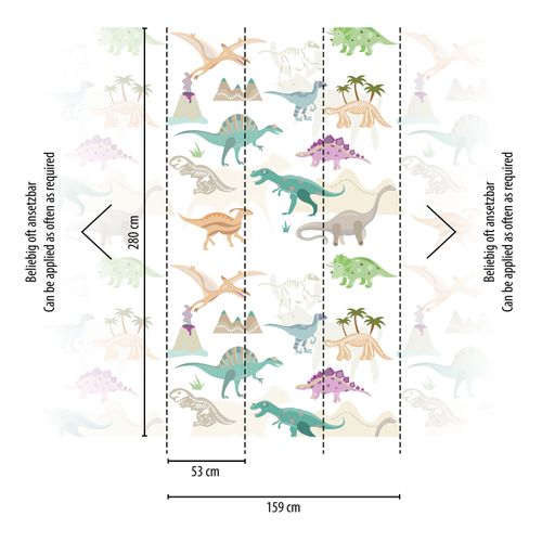 Digitaldruck-Dinosaurier-Palmen-Creme-Blau-39194-1-63217106