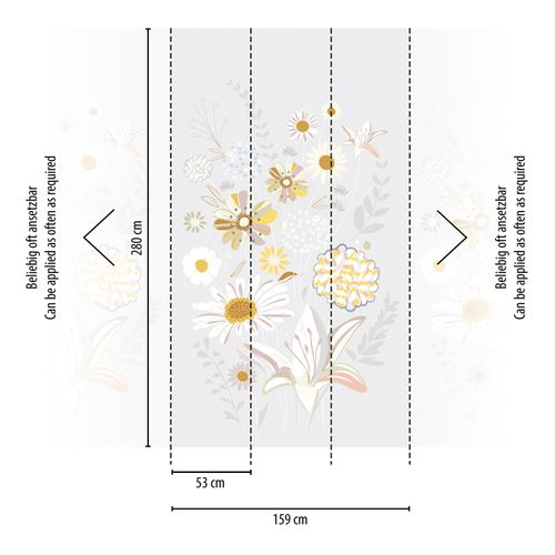 Digitaldruck-Floral-Illustration-Grau-Weiss-Gelb-39210-1-63217122