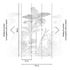 Photo Wallpaper Tropical Illustration White Black 39214-1 1