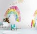Photo Wallpaper rainbow clouds white multicolored 39215-1 1