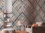 Photo Wallpaper Graphic Checkered grey Beige 39228-1 1