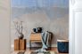 Photo Wallpaper concrete look watercolor blue grey 39233-1 3