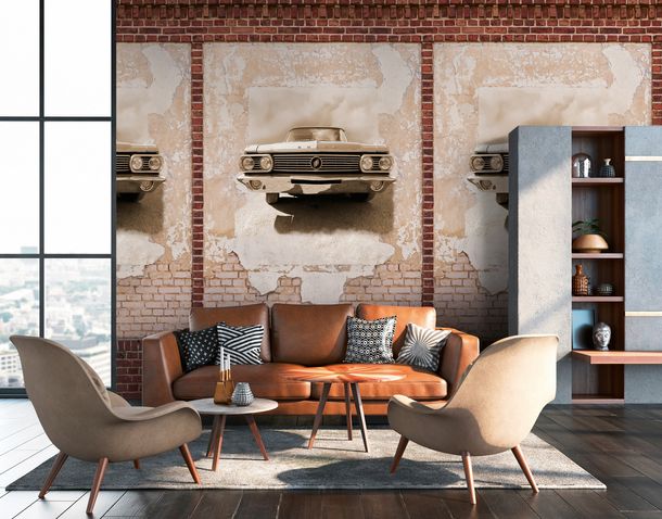 Digitaldruck-Ziegelstein-Mauer-Oldtimer-Braun-Beige-39243-1-63217147_1