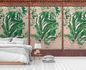 Photo Wallpaper brick leaves brown beige green 39245-2 1
