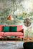 Photo Wallpaper antique jungle birds green blue 39332-1 1