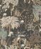 Non-Woven Wallpaper Trees Black Gold Metallic A54801 1