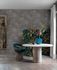 Non-woven wallpaper pattern lines grey gold metallic A55401 2