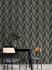 Non-Woven Wallpaper Graphic Black Gold Metallic A55702 1