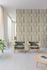 Non-woven wallpaper stripes wood look beige green A57001 3