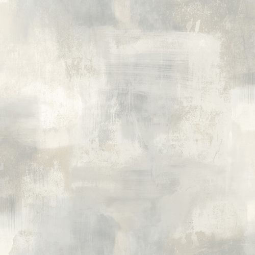 Non-woven wallpaper used look plaster white grey A60001