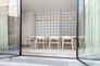 Non-woven wallpaper 3D effect squares light grey A60103 1
