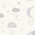 Non-Woven Wallpaper Moon Stars Cream Beige grey JS2211 2