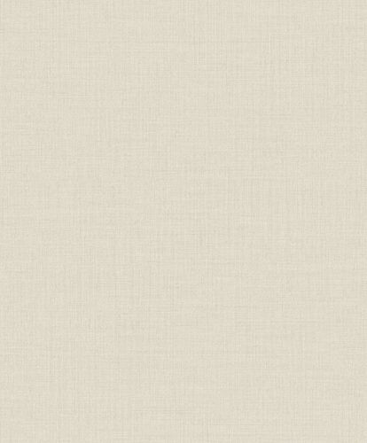 Non-Woven Wallpaper Uni Linen Look Beige Cream MN1002