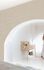 Non-woven wallpaper plain linen look beige MN1003 1