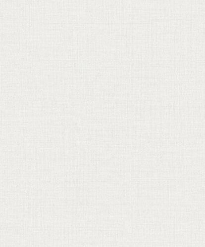 Non-woven wallpaper plain linen look grey MN1006