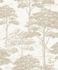 Non-woven wallpaper nature forest cream beige MN3003 1