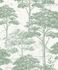 Non-woven wallpaper nature forest cream green MN3009 2