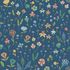 Non-Woven Wallpaper Flowers Blue Green Orange MN3507 1