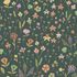 Non-woven wallpaper flowers black yellow pink MN3513 1