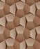 Non-woven wallpaper geometric brown silver metallic A54602 1