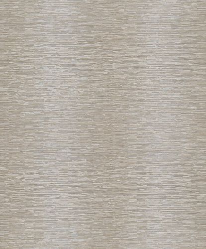 Non-woven wallpaper textile look beige cream silver A61902