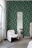 Non-Woven Wallpaper Leaf Pattern Green Beige Gold A62202 1