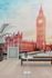 Digitaldruck-London-Westminster-Big-Ben-Blau-Orange-ML3501-63217725 1