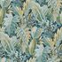 Non-Woven Wallpaper Jungle Tropics Green Blue Black A58403 2