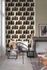 Non-Woven Wallpaper Graphic Brown Gold Metallic A63301 1