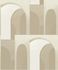 Non-woven wallpaper graphic beige gold metallic A63302 1