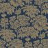 Non-Woven Wallpaper Leaves Trees Blue Gold Metallic A63404 1