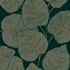 Non-Woven Wallpaper Leaves Green Gold Metallic A63502 1