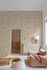 Non-Woven Wallpaper Leaves Cream Beige Gold Metallic 1