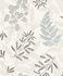 Non-Woven Wallpaper Floral White Blue Gold Metallic A63901 1