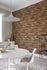 Non-woven wallpaper wall wood stone look light brown A64001 1
