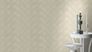 Rasch Vliestapete Linien Grafik Beige Metallic 608137 Raum 1