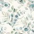 Rasch non-woven wallpaper leaves white green blue 300215 2