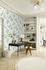 Rasch non-woven wallpaper leaves white green blue 300215 5