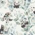 Rasch Vliestapete Pandabären Weiß Schwarz Grün 301144 Scan 2