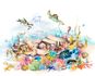 Rasch Wandbild Meer Korallen Fische Weiß Blau 365030 Scan 1