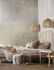 Vliestapete Abstrakt Linien Beige Metallic 34502 Schlafzimmer 1