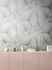 Non-woven wallpaper leaf pattern 3D look light grey 34509 1