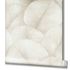 Non-woven wallpaper leaf pattern beige cream 34510 4